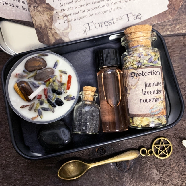 Protection Travel Altar | Witch Kit For Rituals & Spells