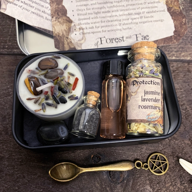 Protection Travel Altar | Witch Kit For Rituals & Spells