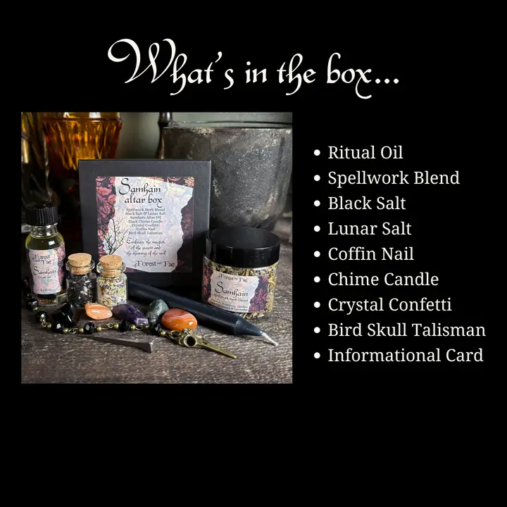 Samhain Altar Box | Witch Kit For Ritual & Spells