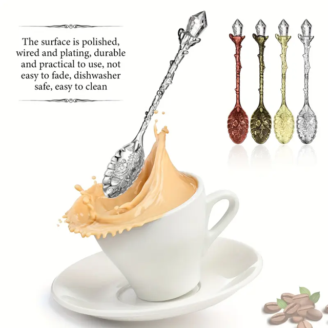 Witch Metal Crystal Spoons – Ritual Elegance, Intention & Alchemy