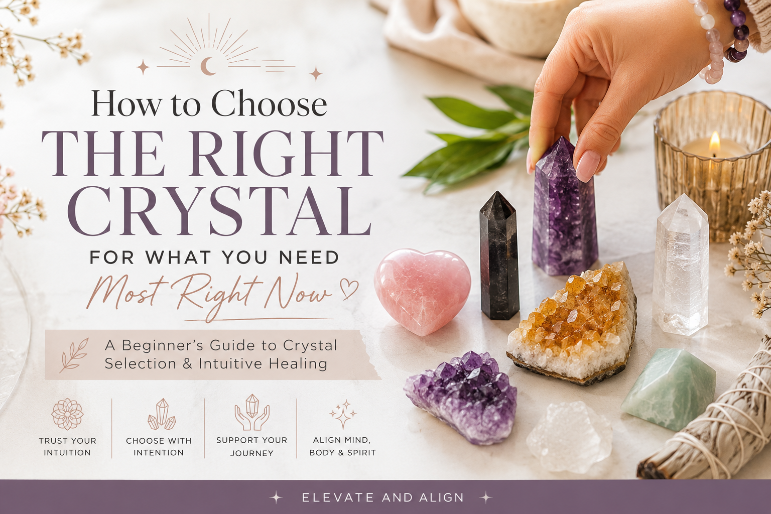 How to Choose the Right Crystal for What You Need Most Right Now | Beginner’s Crystal Guide