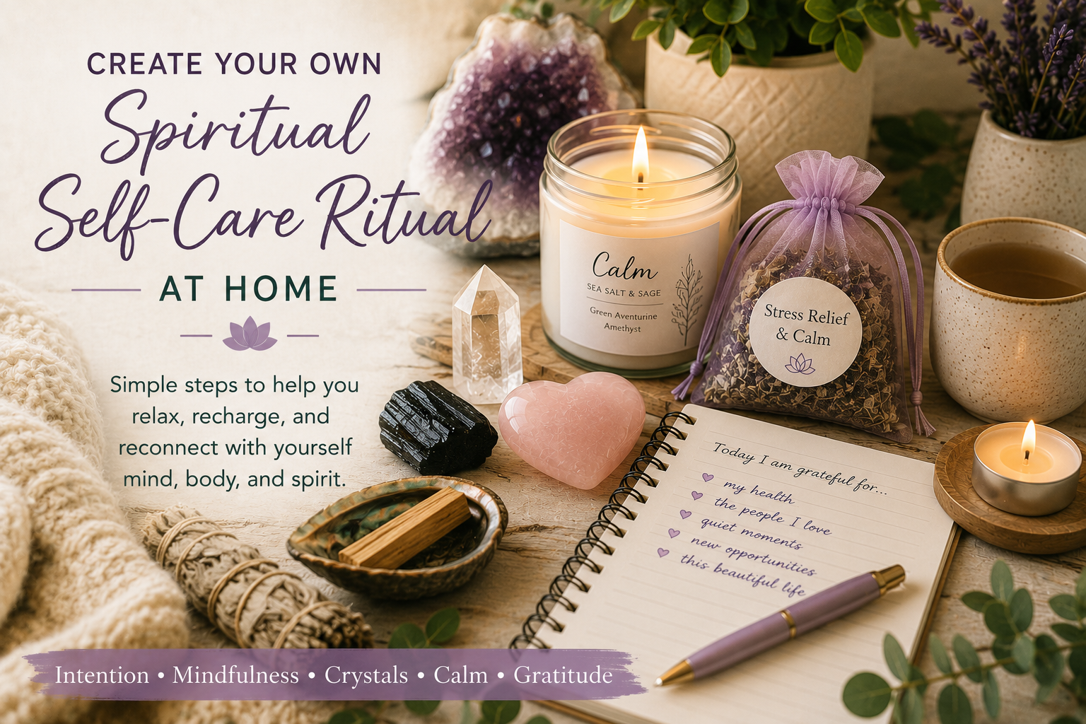Create Your Own Spiritual Self-Care Ritual at Home