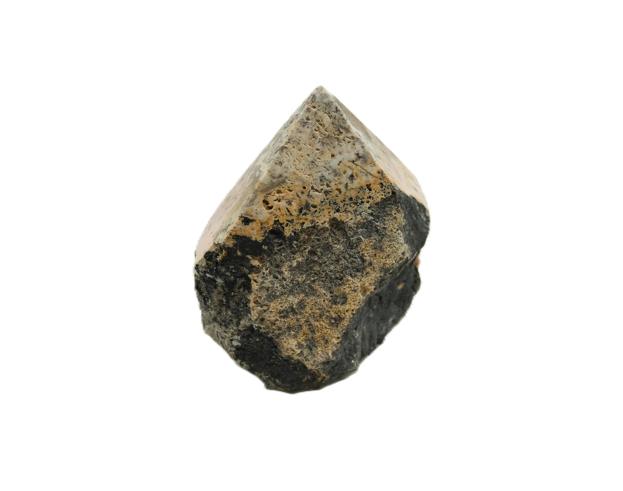 Rhodochrosite Polished Point with Flat Base