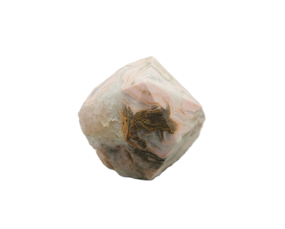 Rhodochrosite Polished Point with Flat Base