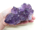 Amethyst Crystal Cluster 103 | Standing Flat Base | 20.3 Ounces | Reiki Charged