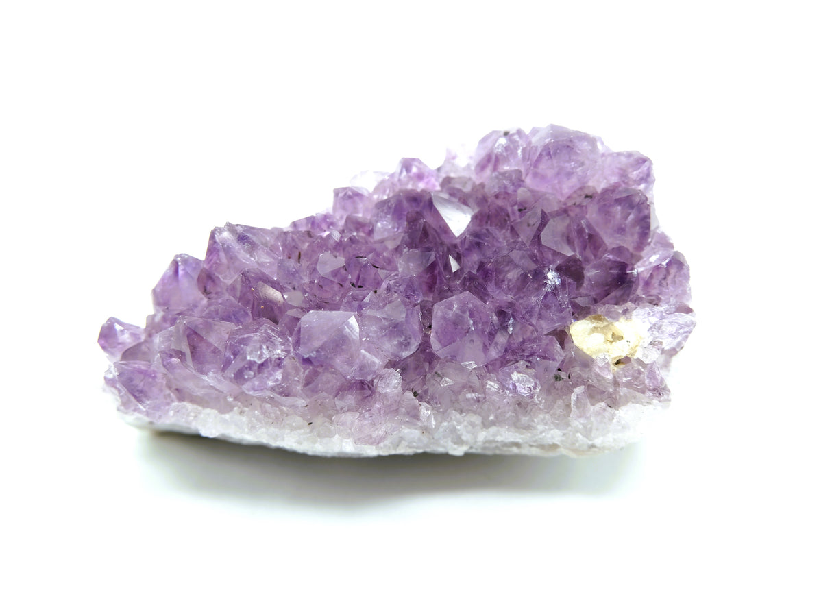 Amethyst Natural Crystal Cluster 106 | Standing Flat Base | 14 Ounces | Reiki Charged