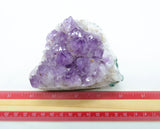 Amethyst Natural Crystal Cluster 108 | Standing Flat Base | 16 Ounces | Reiki Charged