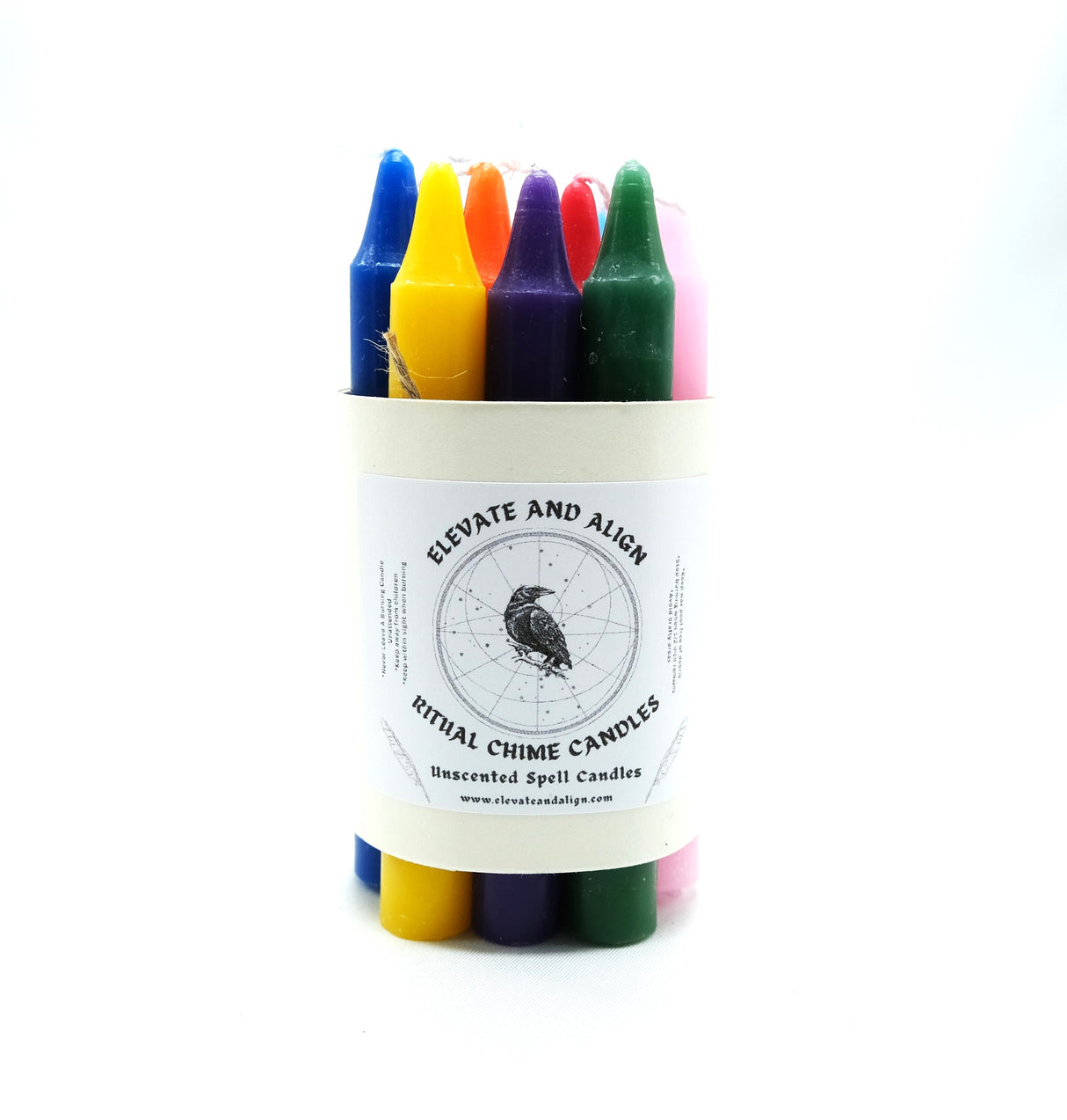 10 Pack 4 Inch Chime Candles | Variety Pack | Spell Candles | Ritual Candles | 10 Colors | Unscented