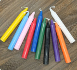 10 Pack 4 Inch Chime Candles | Variety Pack | Spell Candles | Ritual Candles | 10 Colors | Unscented