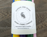 10 Pack 4 Inch Chime Candles | Variety Pack | Spell Candles | Ritual Candles | 10 Colors | Unscented