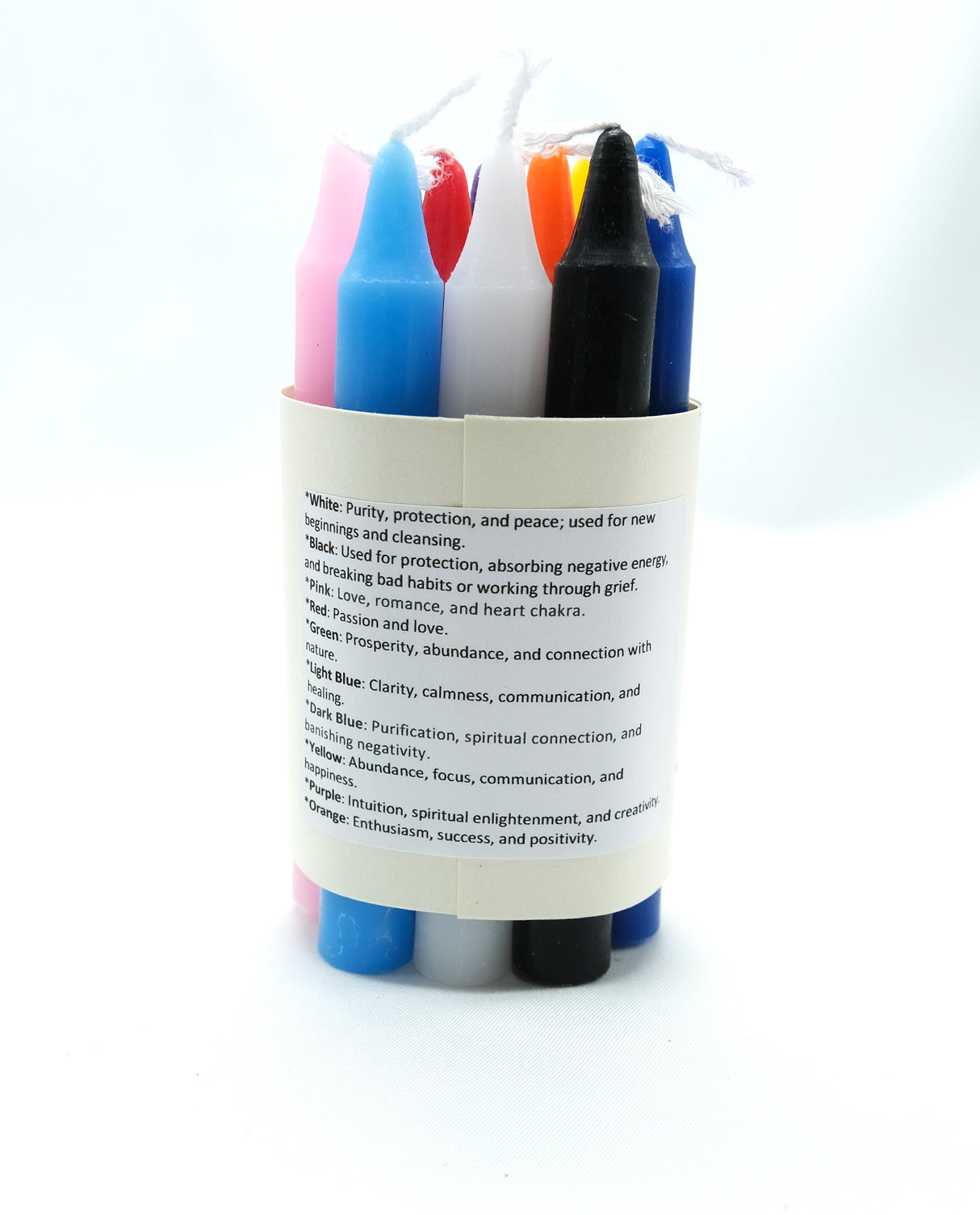 10 Pack 4 Inch Chime Candles | Variety Pack | Spell Candles | Ritual Candles | 10 Colors | Unscented