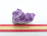 Amethyst Natural Crystal Cluster 110 | Standing Flat Base | 11.6 Ounces | Reiki Charged
