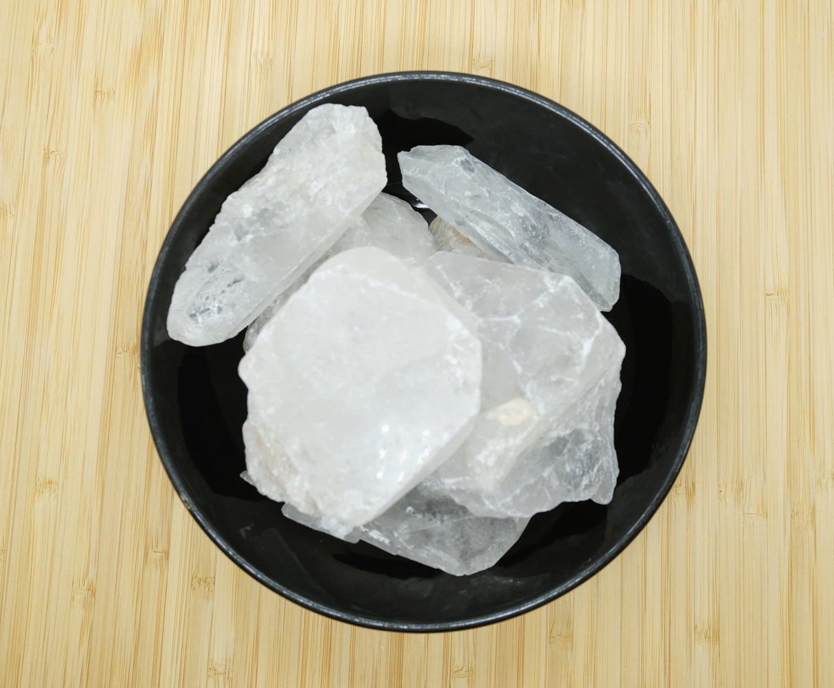 Natural Clear Quartz Crystal Points | Reiki Charged | Ethically Sourced | Raw Clear Quartz