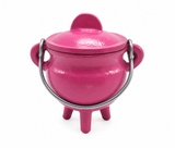 Mini Cast Iron Cauldron | Pentacle, Triple Moon, or Plain | Various Sizes