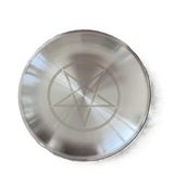 5.51" Silver Altar Plate with Pentagram