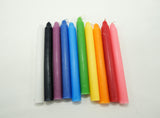 10 Pack 5 Inch Chime Candles | Variety Pack | Spell Candles | Ritual Candles | 10 Colors | Unscented