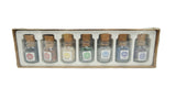 7 Chakra Crystal Chip Bottle Set