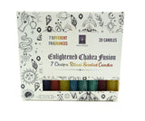 7 Chakras Scented Ritual Candles – Pack of 20