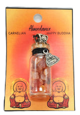 Crystal Chip Bottle Intention Pendant Necklaces - Many Varieties