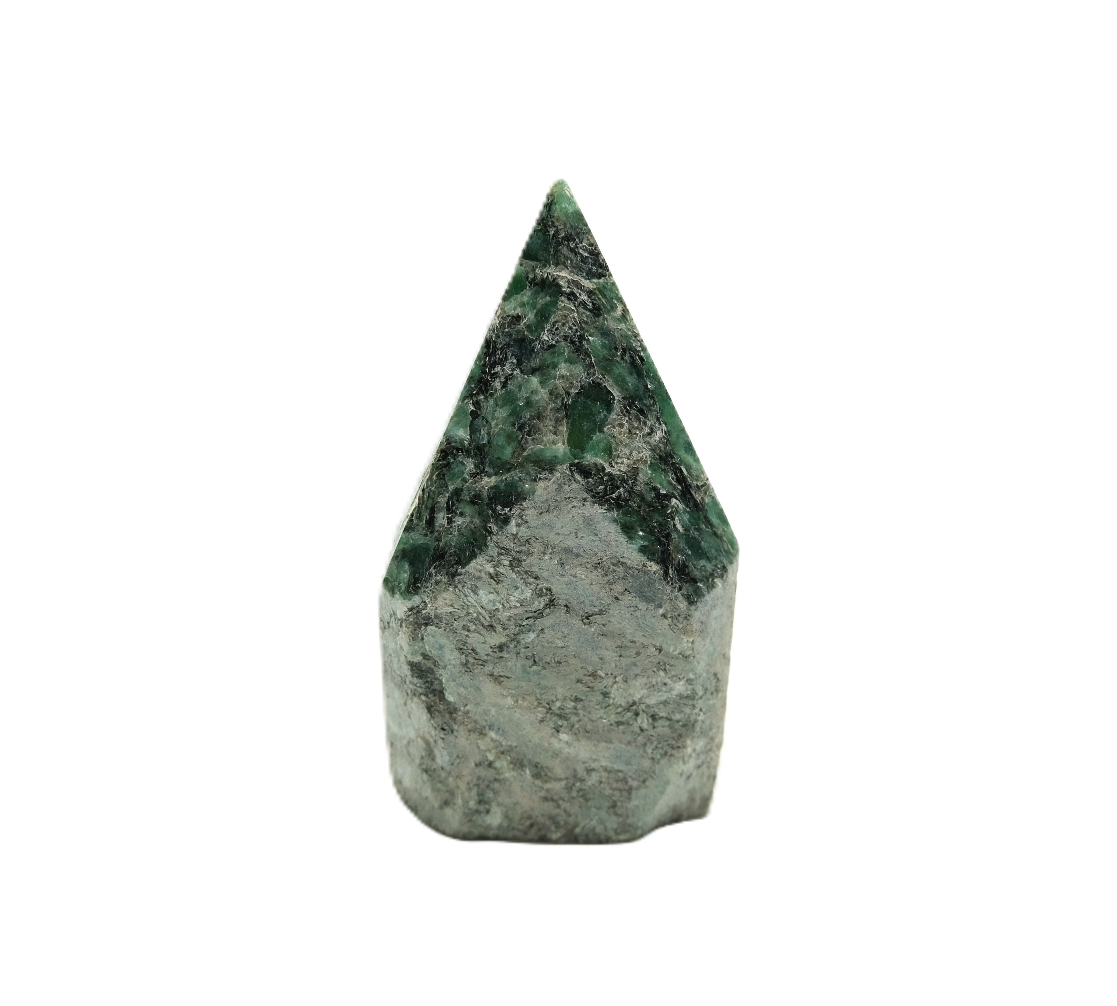 Actinolite With Dolomite Polished Point | Protection, Strength & Clarity