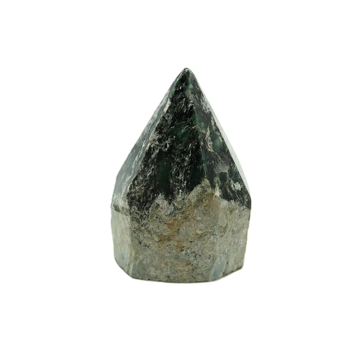Actinolite With Dolomite Polished Point | Protection, Strength & Clarity