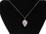 Amethyst Crystal Arrowhead Wire Wrapped Necklace | Crown Chakra | Natural Amethyst Arrowhead Wire Wrapped  | Reiki Charged