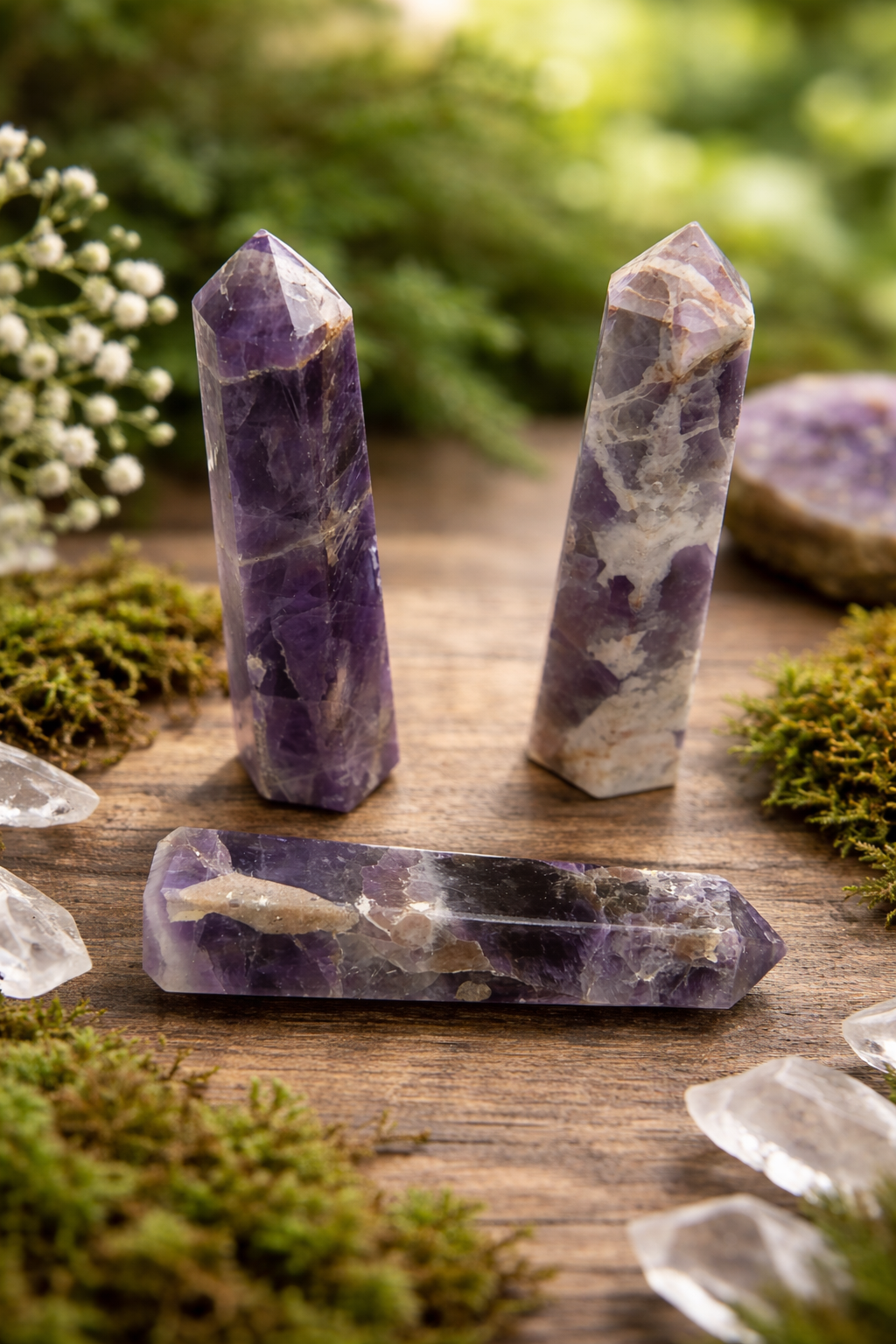 Amethyst Obelisk | Transformation • Spiritual Protection • Calming