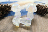 Large Angel Aura Crystal Mushrooms | Choose from Howlite, Quartz, and Rose Quartz