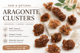 Raw Natural Aragonite Clusters From Morocco | 1 " to 2"