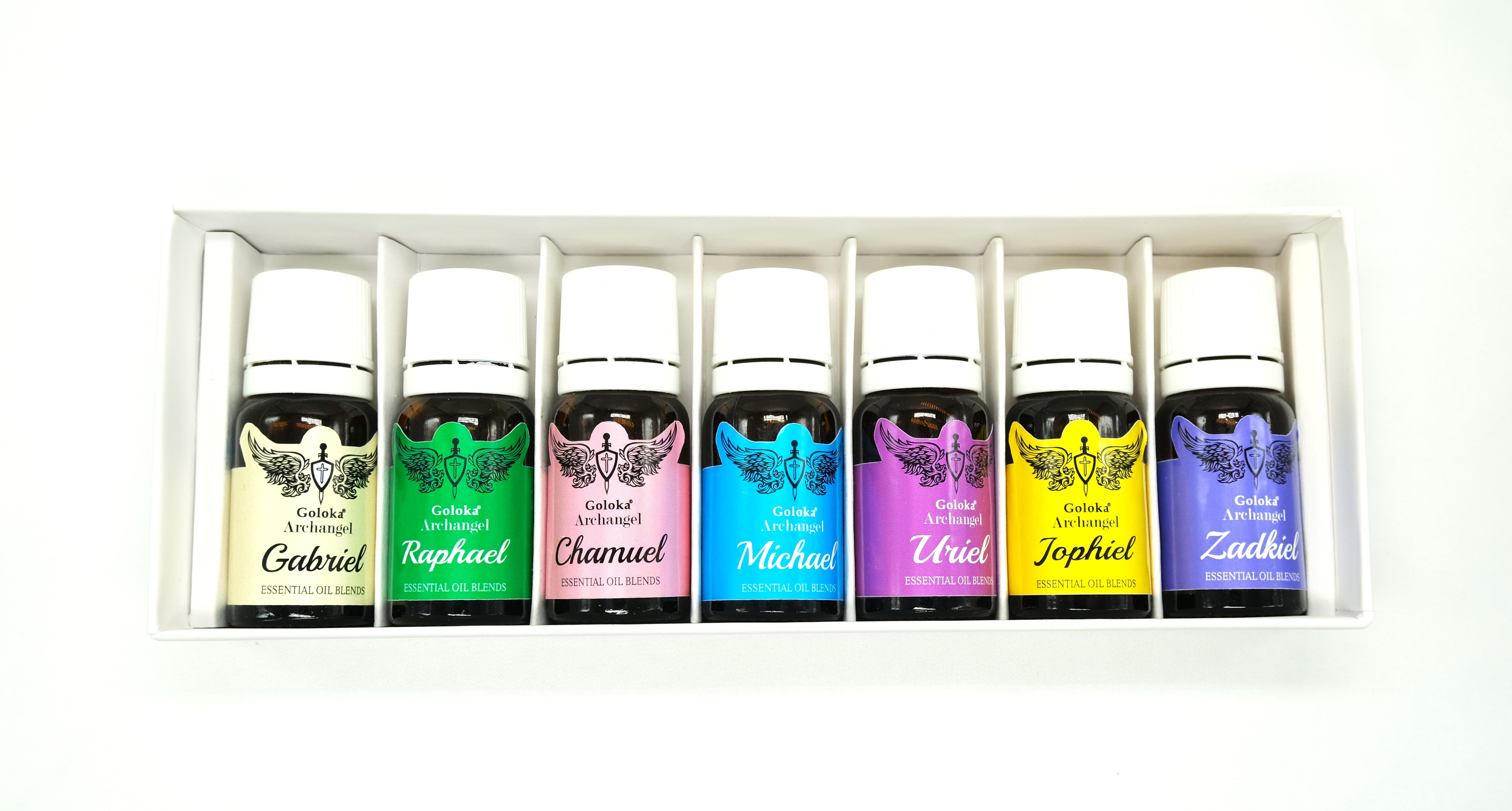 Goloka Essential Oil Set | Archangel or 7 Chakra Oils Set of 7