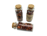Crystal Chip Combo Bottle | Carnelian/Red Jasper or Howlite/Rainbow Moonstone