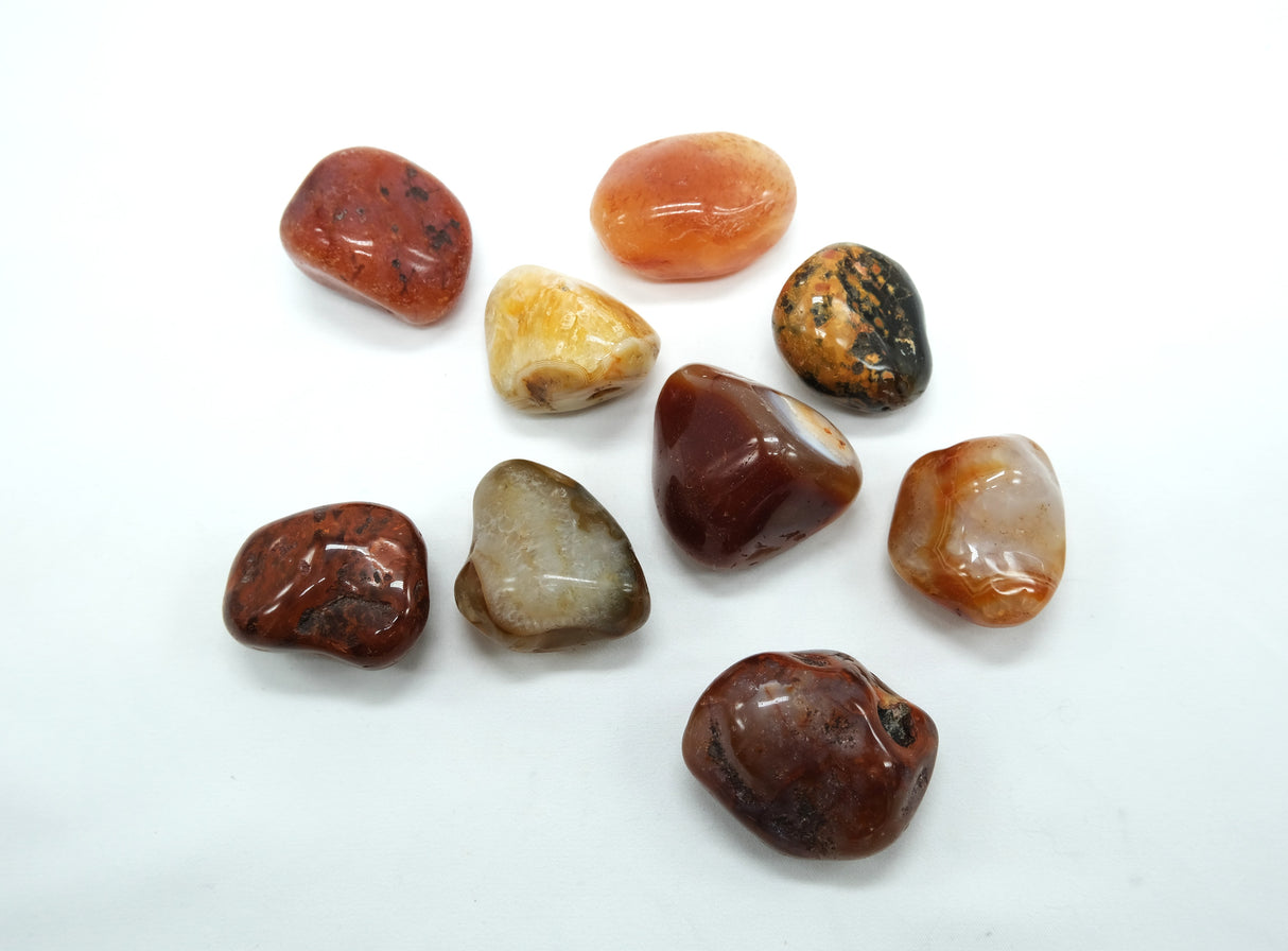Carnelian Red Agate Tumbled Stones