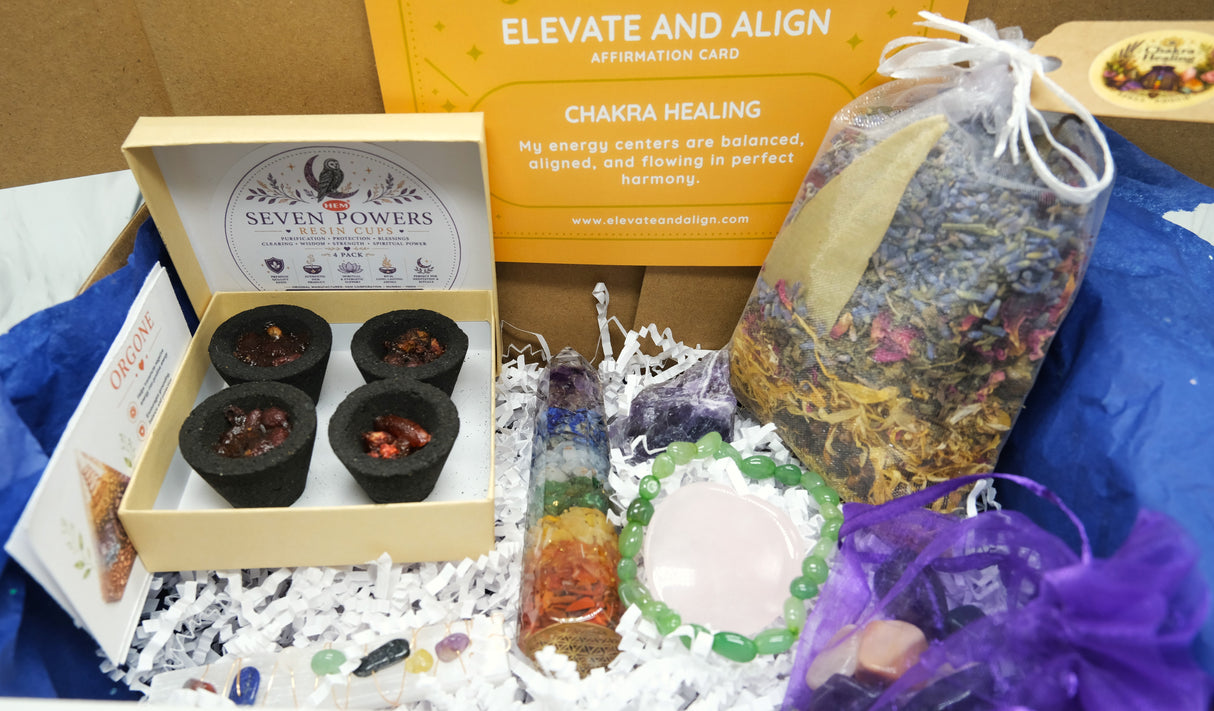 Curated Crystal & Spiritual Wellness Box | 12 Themes Available | Crystals, Herbs, Spiritual Tools & Self-Care Gifts