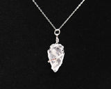 Clear Quartz Crystal Arrowhead Wire Wrapped Necklace | Clarity and Balance | Natural Quartz Arrowhead Wire Wrapped  | Reiki Charged