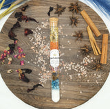 Large Spell Jar Glass Tube - Protection, Luck & Success, Love, Emotional Healing, Happiness, Money, Calming, Confidence