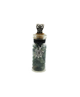 Crystal Chip Bottle Intention Pendant Necklaces - Many Varieties