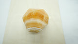 Orange Calcite Polished Points with a Flat Base