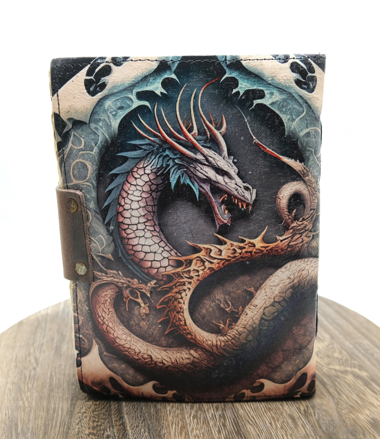 Dragons Den Leather Blank Pages Journal | Spell Book | Journaling | Diary