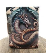 Dragons Den Leather Blank Pages Journal | Spell Book | Journaling | Diary