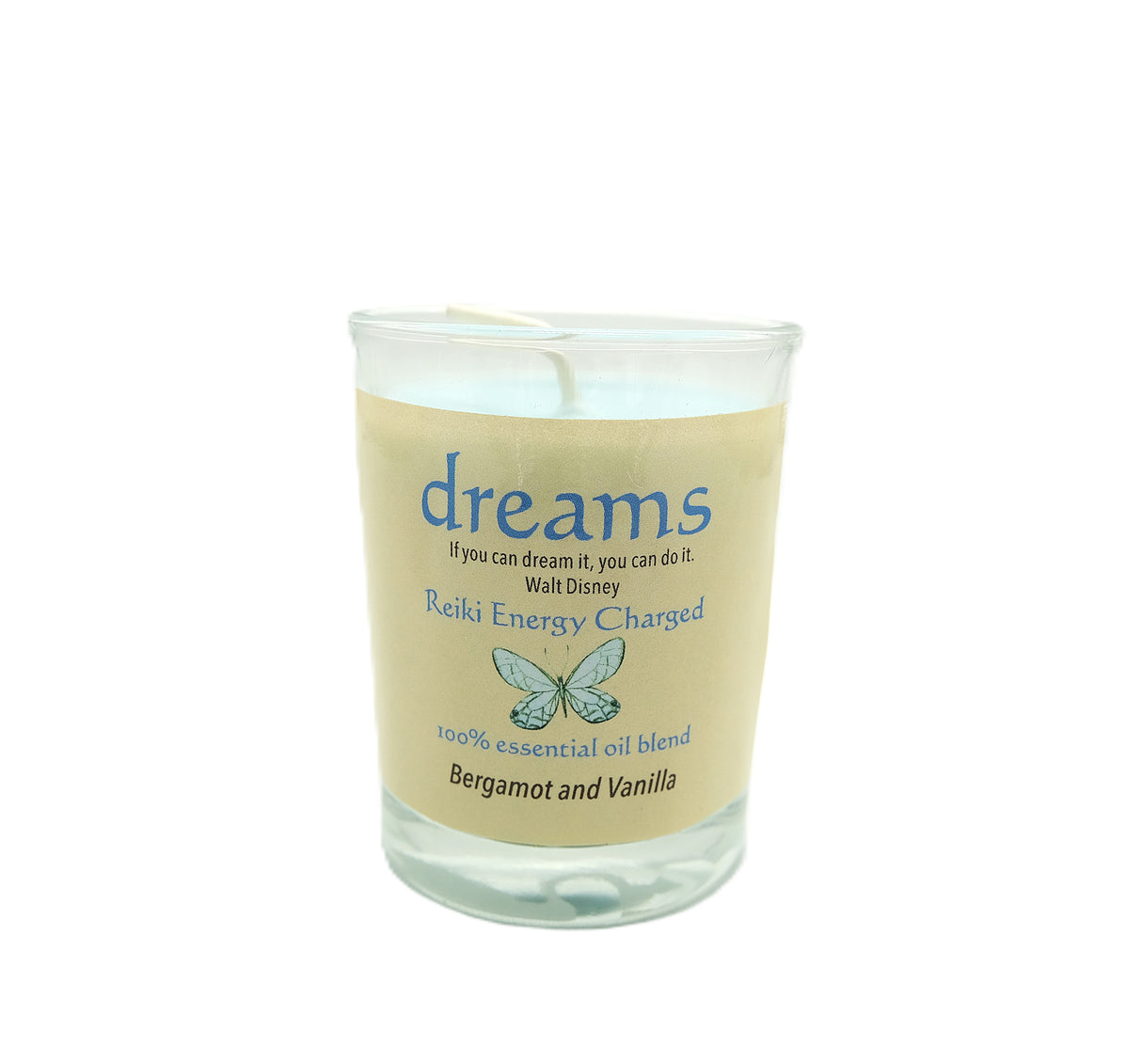 Herbal Reiki Energy Charged Essential Oil Scented Soy Candles - Different Styles Available