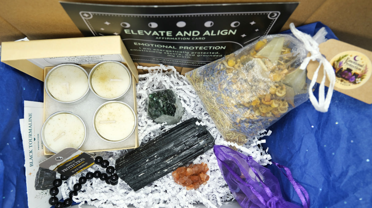 Curated Crystal & Spiritual Wellness Box | 12 Themes Available | Crystals, Herbs, Spiritual Tools & Self-Care Gifts