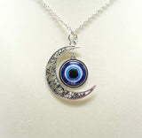 Evil Eye Pendant Necklace – 18 to 20" Chain | Protection • Intuition • Style