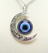Evil Eye Pendant Necklace – 18 to 20" Chain | Protection • Intuition • Style