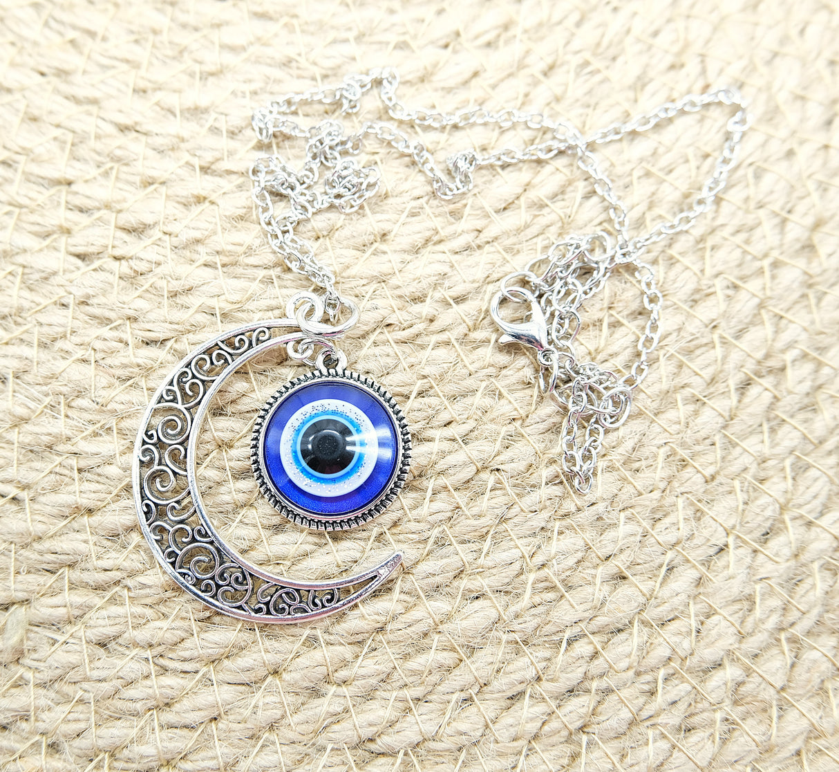 Evil Eye Pendant Necklace – 18 to 20" Chain | Protection • Intuition • Style