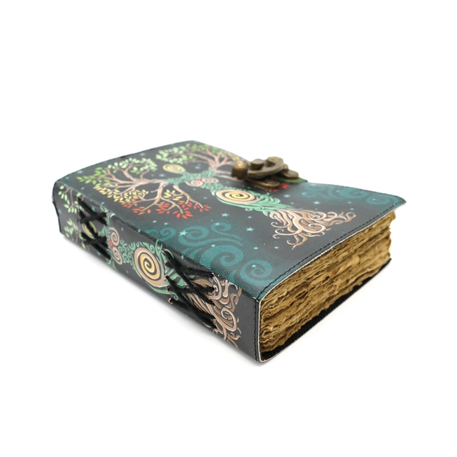 Goddess Tree of Life Leather Blank Pages Journal | Spell Book | Journaling | Diary