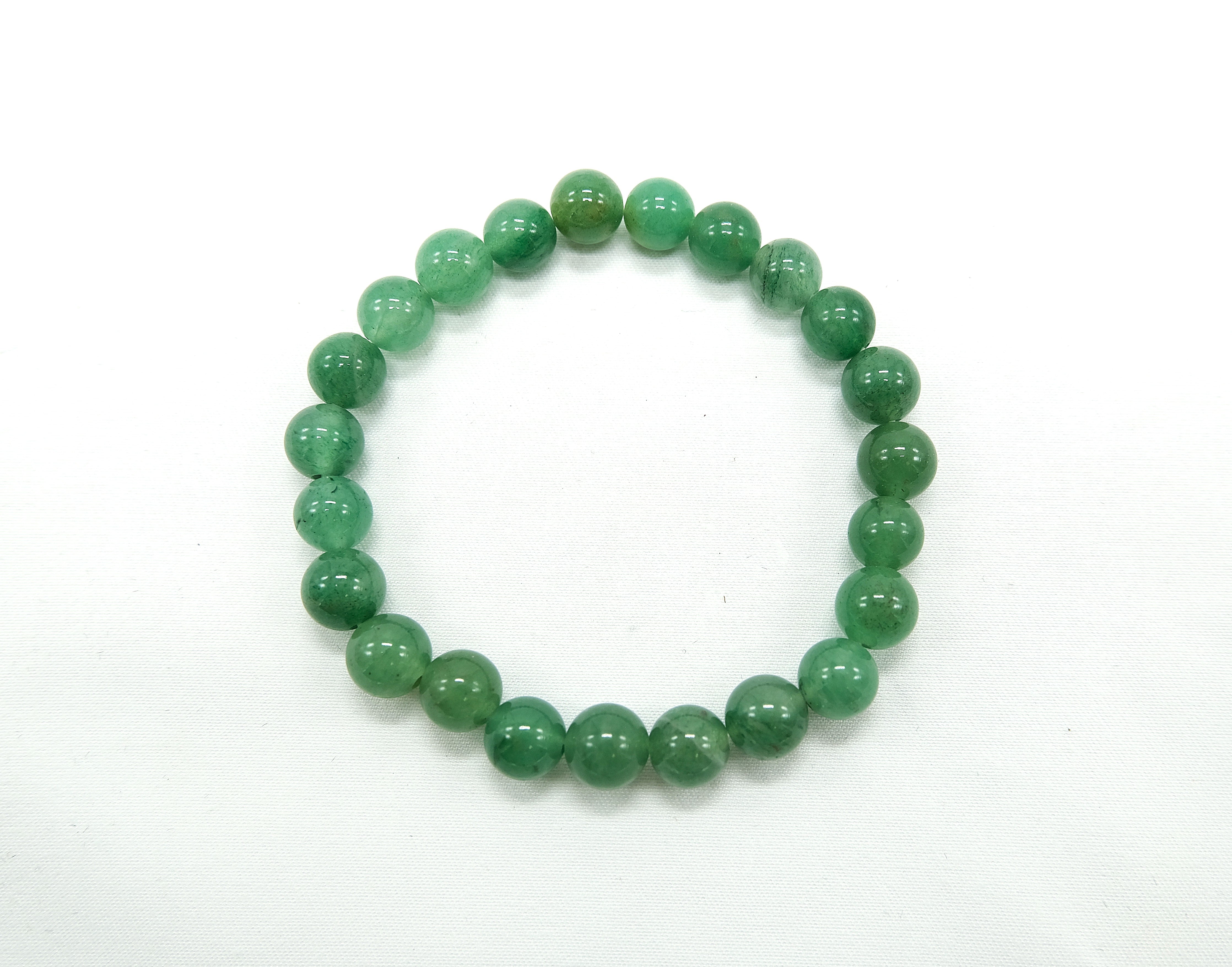Green Aventurine 8mm Bracelet – Luck, Growth & Heart Healing