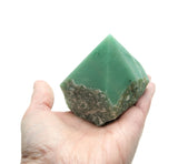 Green Aventurine Polished Point with Flat Base