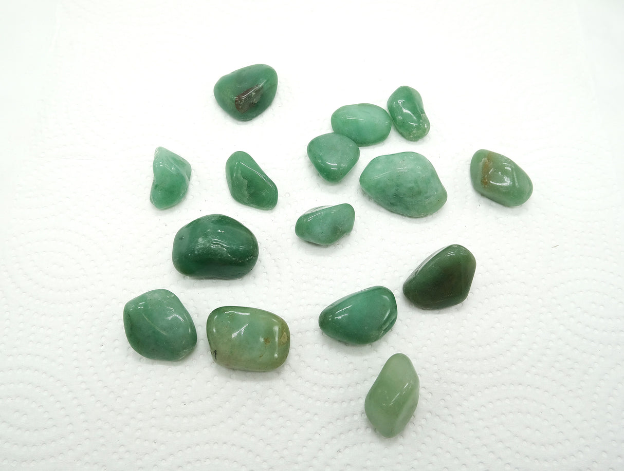 Green Aventurine Tumbled Stones 20 - 45 mm