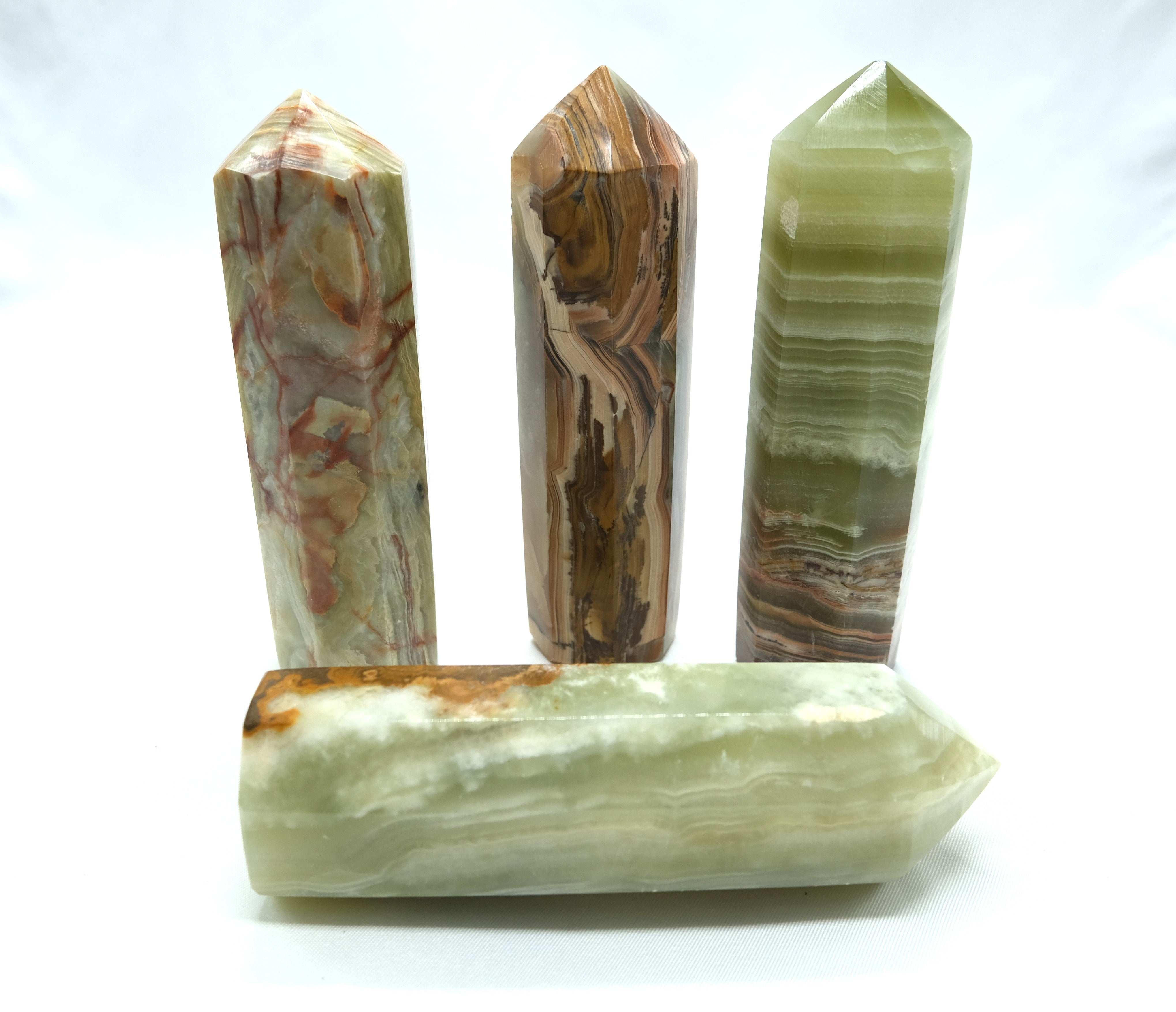 Green Onyx Obelisk | Healing • Strength • Emotional Balance • Heart‑Centered Calm