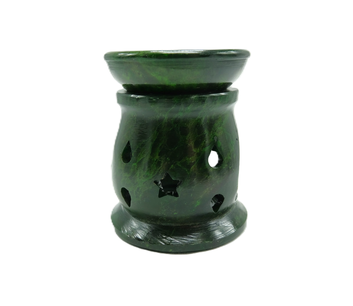 Soapstone Aroma Lamp 3" | Tealight | Diffuser Oil | Red or Green